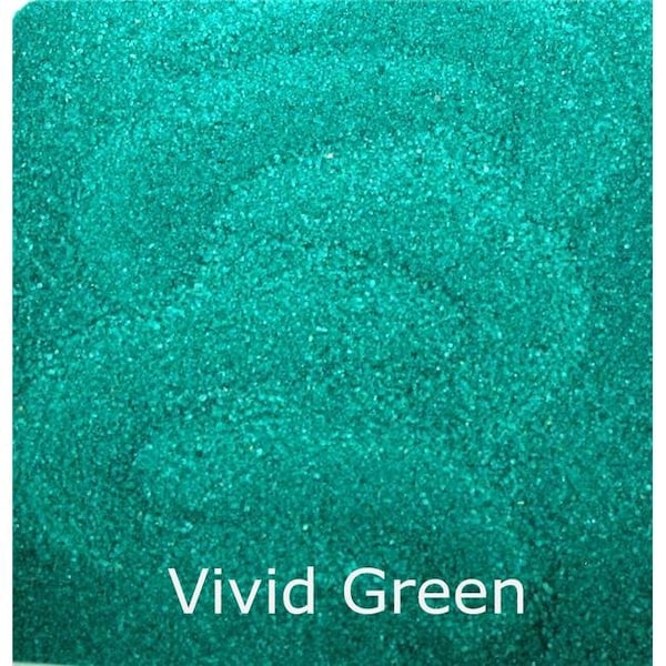 Scenic Sand Scenic Sand 514-33 25 lbs Activa Bag of Bulk Colored Sand; Vivid Green 514-33 - main